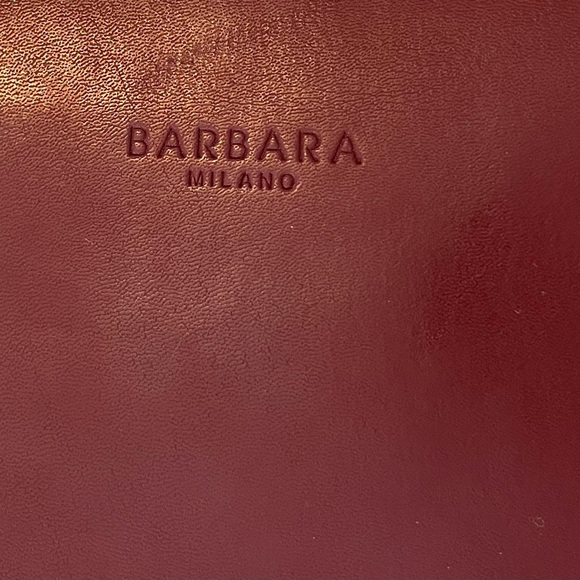 Barbara Milano Italian red leather purse - Picture 2 of 5